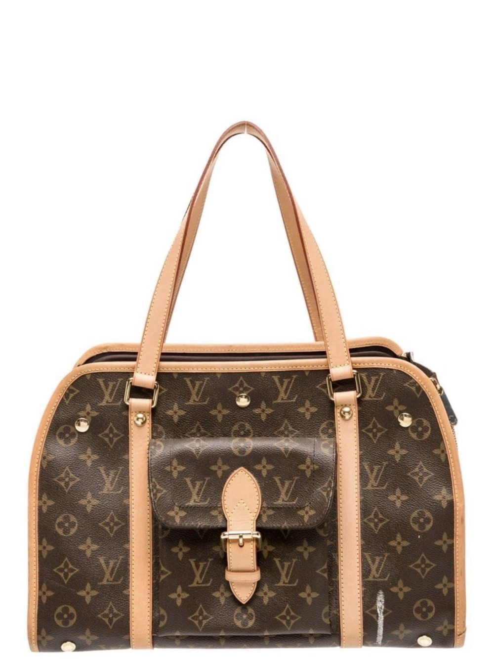 Authentic Louis Vuitton Sac Baxter GM Dog Carrier Bag Pet CarryAll Tote France